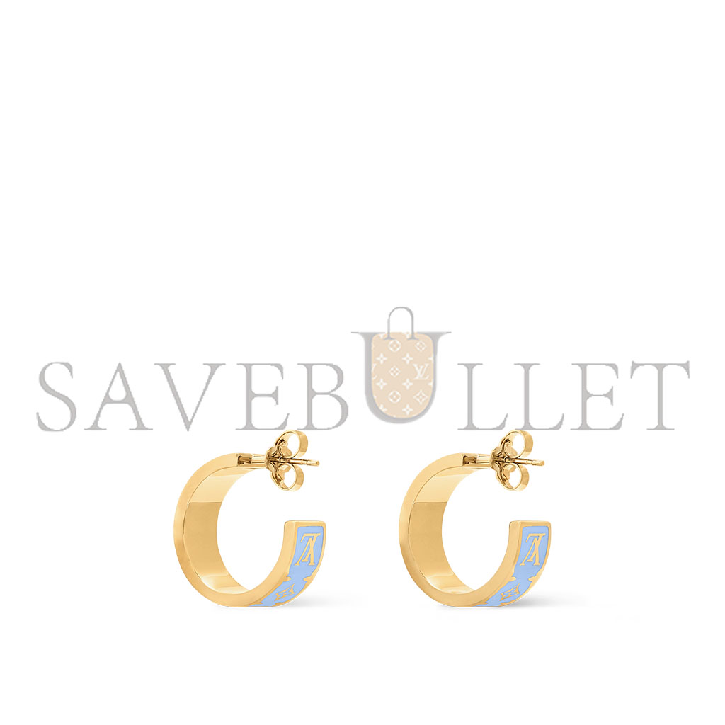 l**is V*t*n nanogram enamel earrings m01832